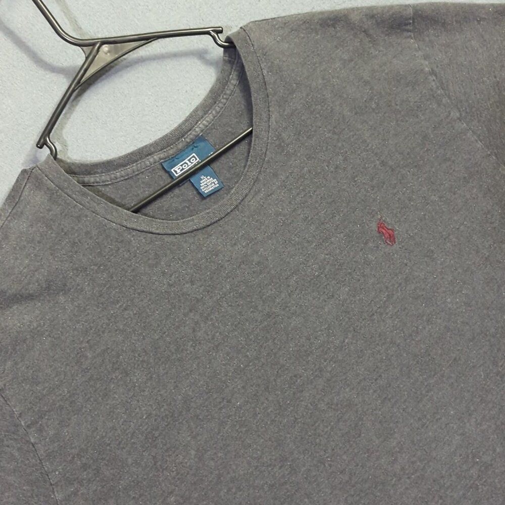 Polo Ralph Lauren T-Shirt Men's XL Gray Cotton Short Sleeve Tee